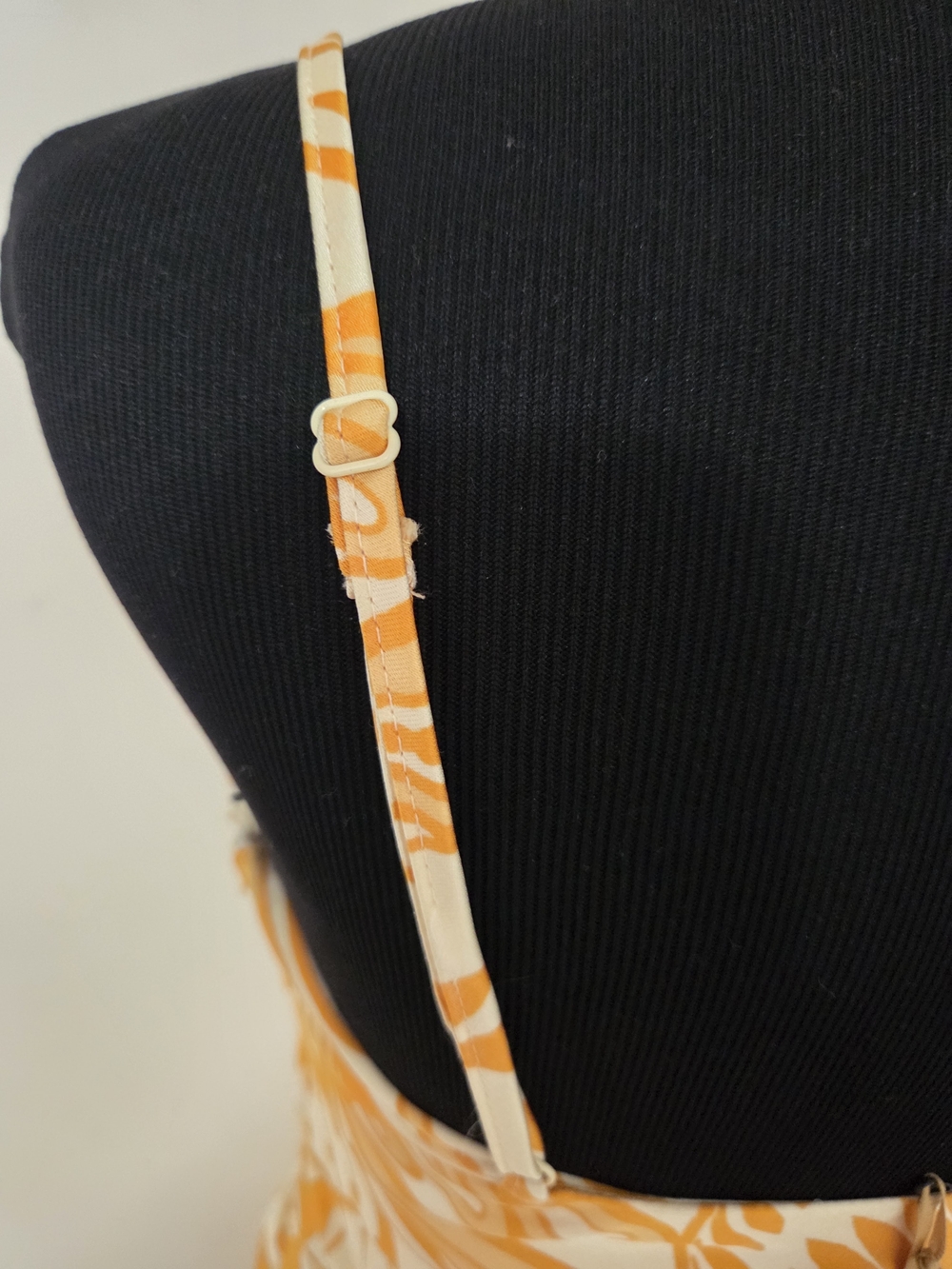 House Of Harlow 1960 Strappy Sleeve Yellow, Cream Floral Maxi Slip Dress Size XS - Picture 5 of 11